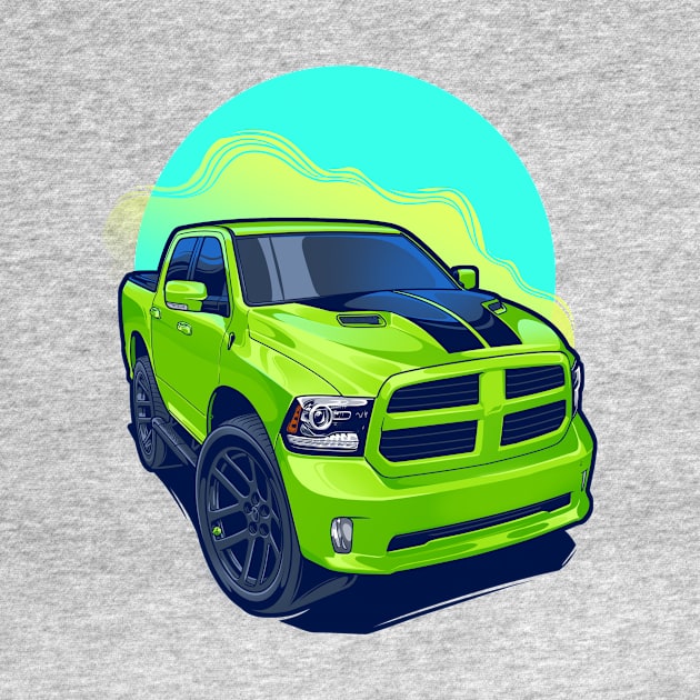 Power of Green truck by Aiqkids Design